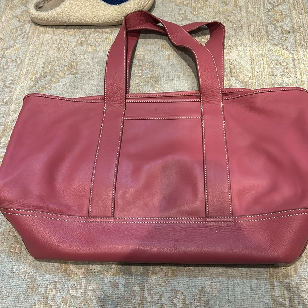 VGUC leather tote